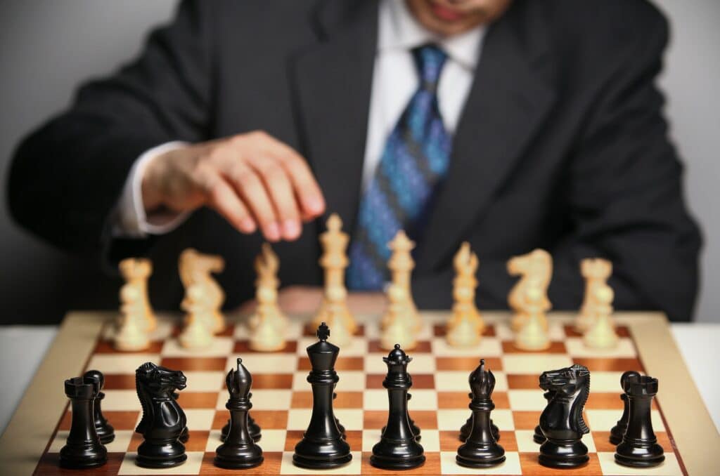 how to talk with any insurance company about a car accident, playing chess, chess game, court is like chess,